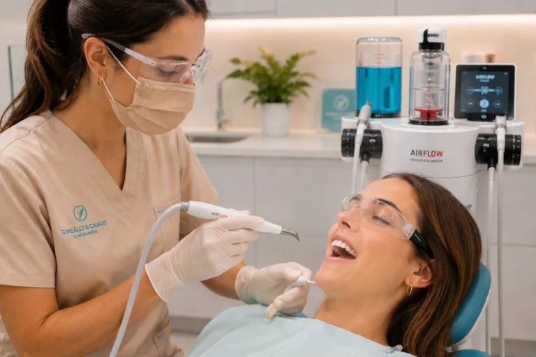 cómo funciona airflow limpieza dental